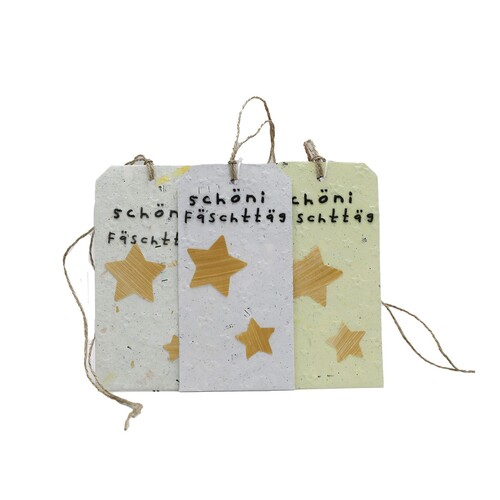 Geschenkanhänger Handgemacht