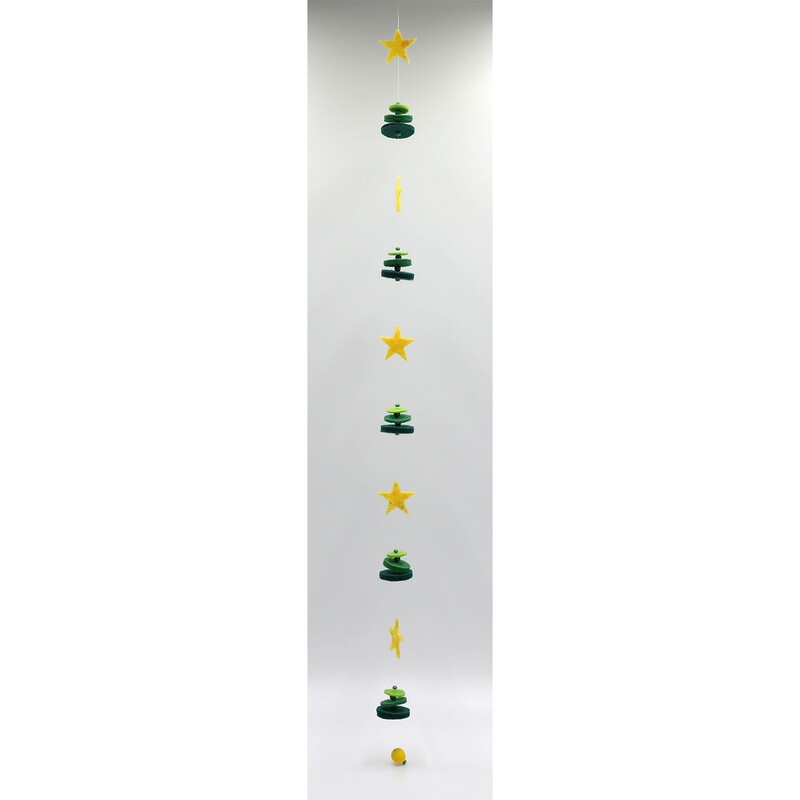 Girlande Filz-Baum