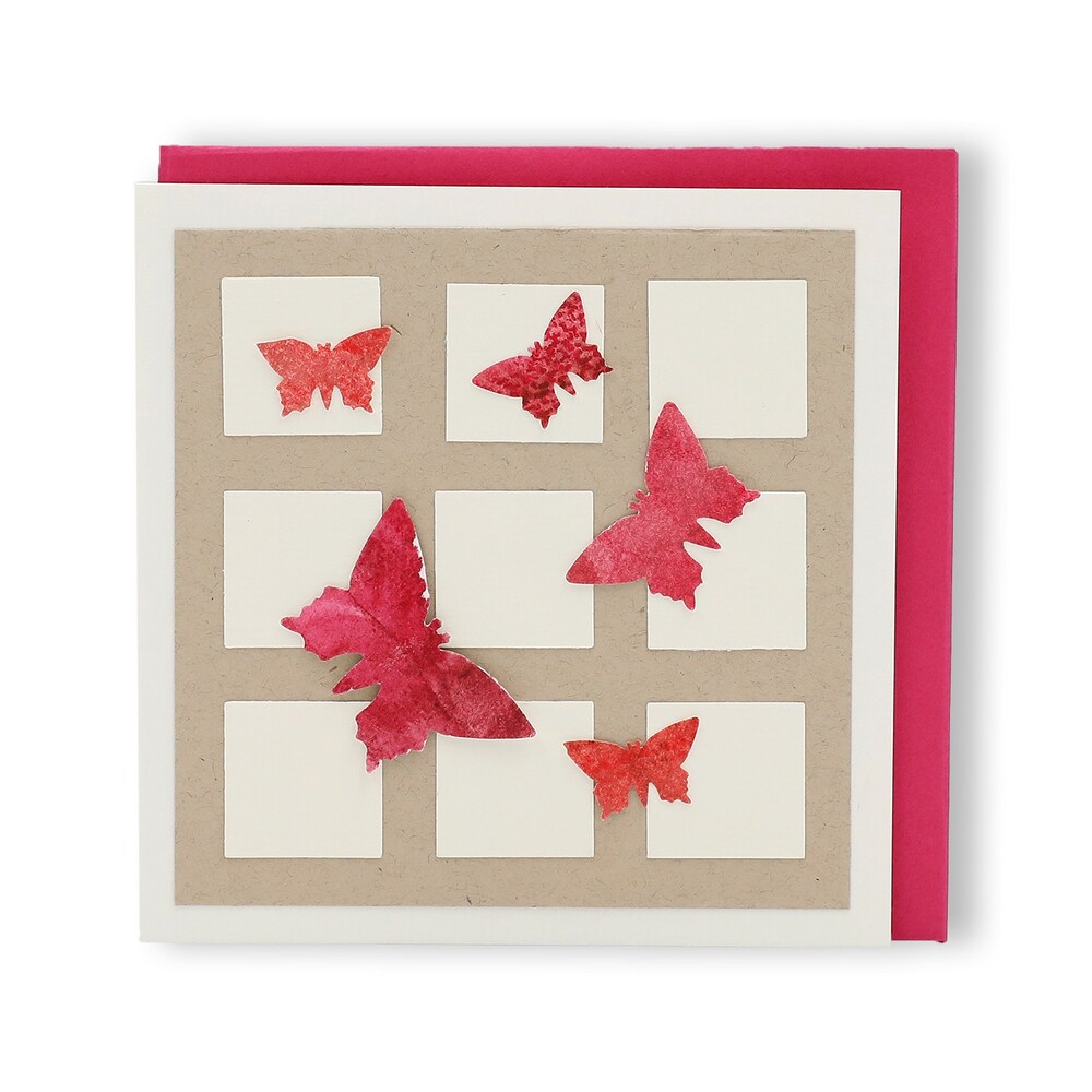 Handgemachte Faltkarte