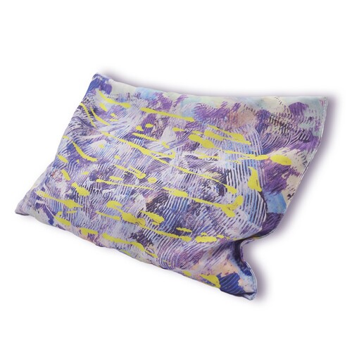 Kirschsteinkissen in gelb