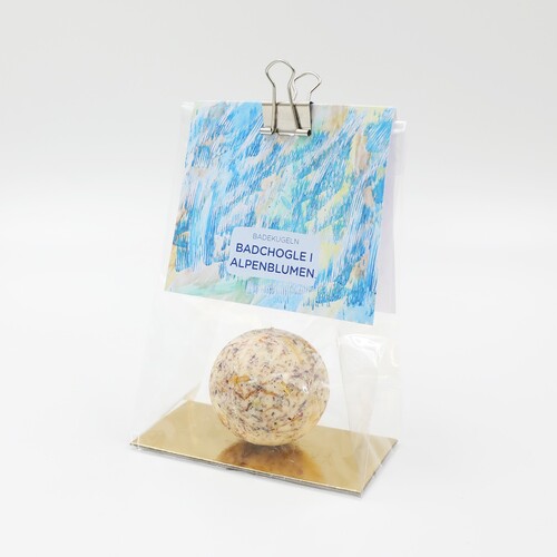 Badekugel Alpenblumen