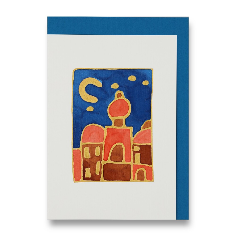 Handgemachte Faltkarte 1001 Nacht