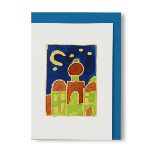 Handgemachte Faltkarte 1001 Nacht