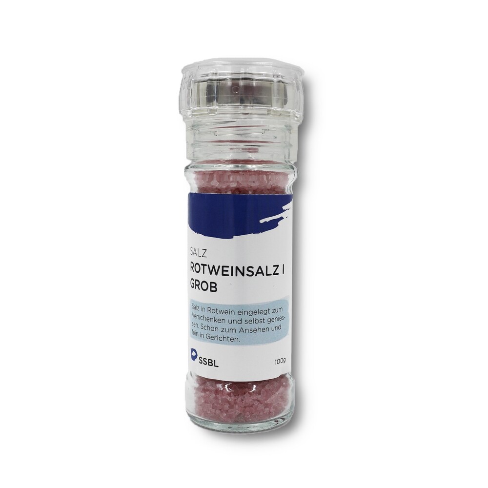 Rotwein Salz I Grob
