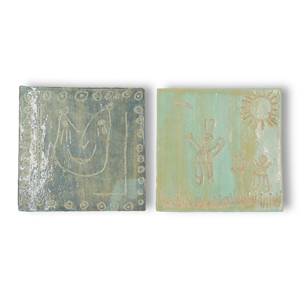 Untersetzer in türkis