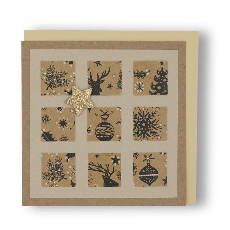 Handgemachte Weihnachtskarte