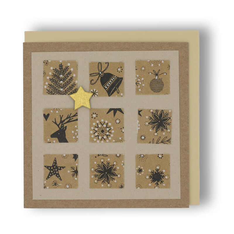 Handgemachte Weihnachtskarte