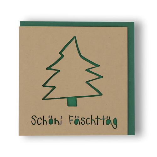 Handgemachte Weihnachtskarte