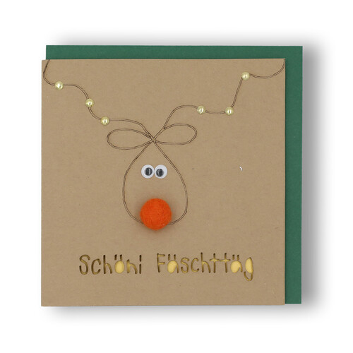 Handgemachte Weihnachtskarte