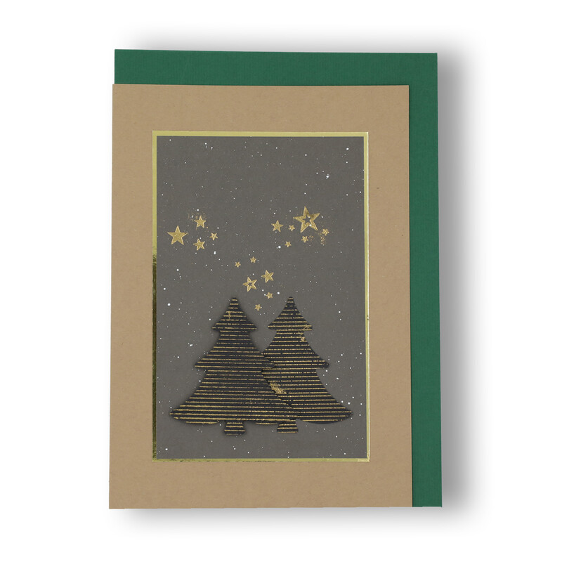 Handgemachte Faltkarte