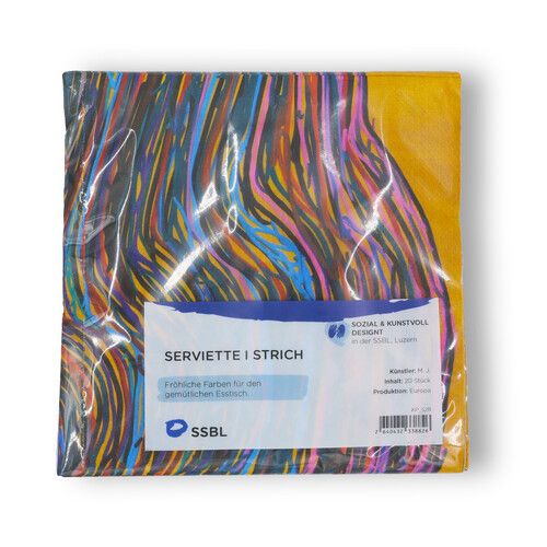 Serviette Striche