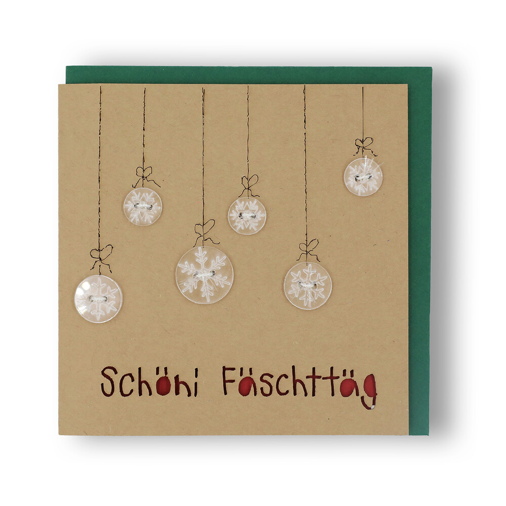 Handgemachte Weihnachtskarte