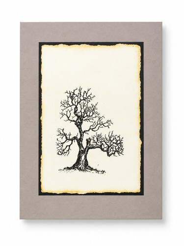 Faltkarte A5 TRUUR BAUM BRUN