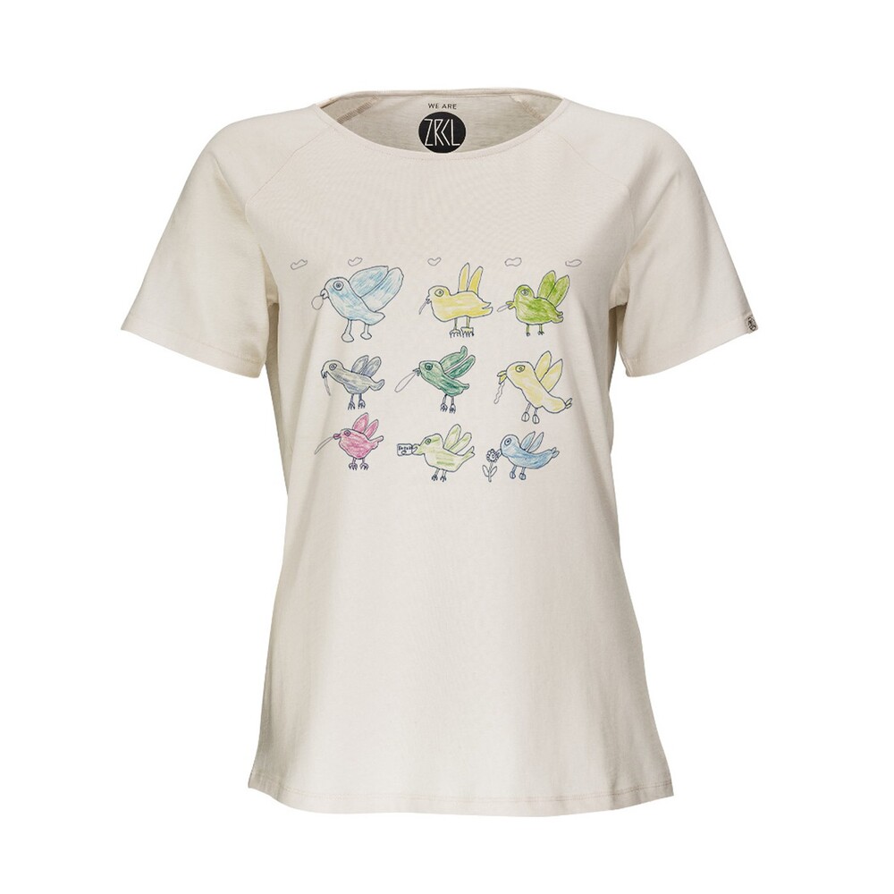 T-Schört Fraue I Vögel