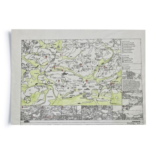 Raphael Waldis | Farbige Karte Innerschweiz