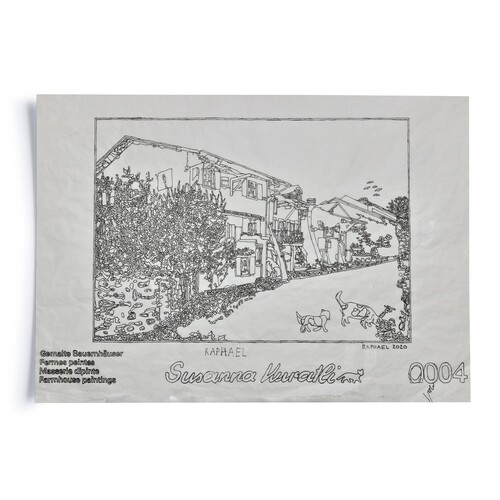 Raphael Waldis | Gemalte Bauernhäuser