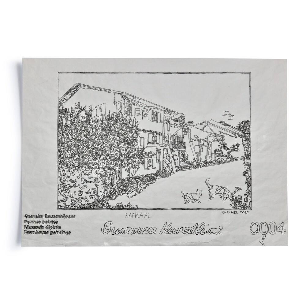 Raphael Waldis | Gemalte Bauernhäuser